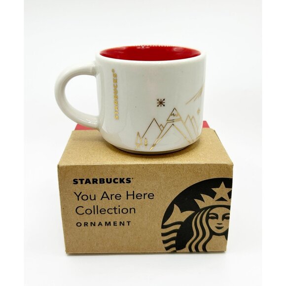 Starbucks 2014 You are Here Collection Seattle Mini Mug Ornament - Picture 2 of 7